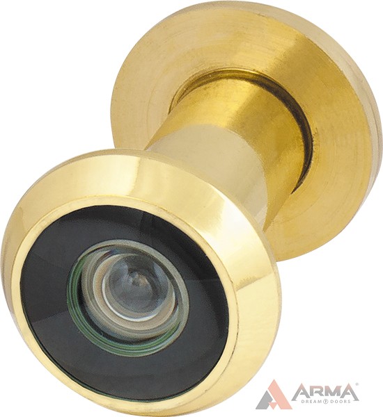 Глазок дверной Armadillo (Армадилло) пластиковая оптика DV1 GP золото