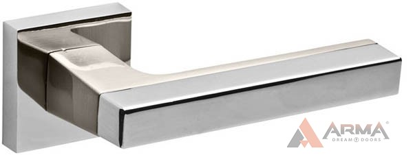 Ручка раздельная Fuaro (Фуаро) FLASH DM CP/SN-8 Хром-матовый никель